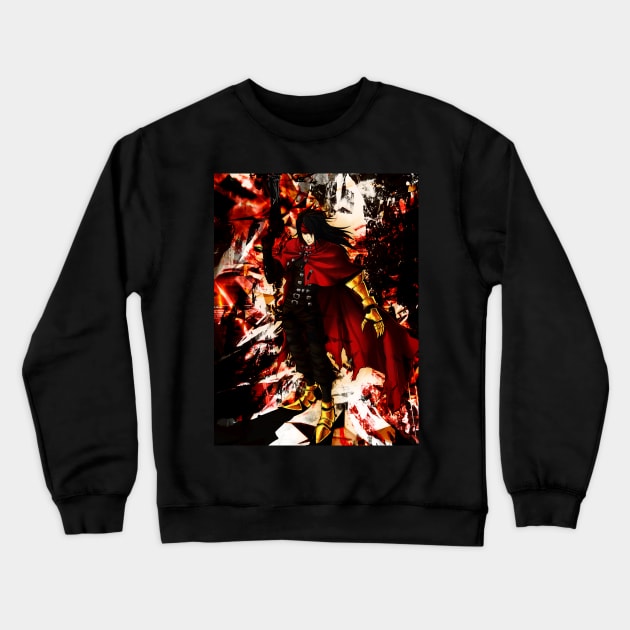 Vincent Valentine Artwork Crewneck Sweatshirt by mcashe_art